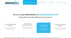 Desktop Screenshot of handyvertrag-24.com